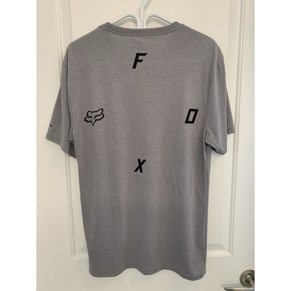Fox Racing T-shirt Grey Men’s Large Fox Tech - Picture 2 of 5